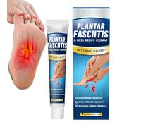 Crema para pies - Crema de pies vegetal para reparar talones y tobillos, 20 g, bálsamo con diseño de masaje para la recuperación después de los deportes, paseo, entrenamiento, atletas en