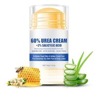 Crema para pies de urea 60% más ácido salicílico 2%, adecuada para hidratantes para pies agrietados secos, rodillas, codos y manos, puede suavizar la piel, eliminar la piel muerta y suavizar la piel