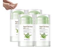 Crema para pies en barra con aloe vera y árbol de té y urea. Crema para manos en barra para suavizar codos, pies y rodillas, piel áspera. Rápida absorción. Suaviza. Para hombres y mujeres.
