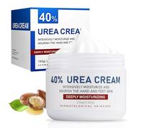 Crema para Pies Secos y Talones Agrietados con Urea 40%, Hidratante Reparadora para Manos y Codos, Crema Cicatrizante con Urea para Piel Seca y Dura, Cuidado Intensivo Hidratante, 150g