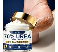 CREMA PARA PIES UREA - Crema Hidratante para Pies , Agrietados, Manos, Talones y Codos, Contiene E, Escualano Vegetal, Glicerina y Niacinamida, Regalo para y Familiares en Otoño e Invierno 70G/2.47Oz