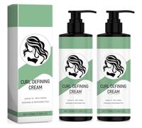 Crema para rizar el cabello, crema hidratante para peinar, crema definidora de rizos para cabello ondulado, antifrizz de larga duración para cabello seco o dañado