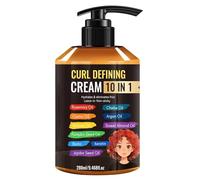 Crema Para Rizos Del Cabello | 280ml Bálsamo Sin Aclarado Hidratante Anti-Frizz - Producto De Peinado Para Definición De Curls - Para Uso En Salón Viaje Y Hogar Cuidado Diario Hombre Y Mujer