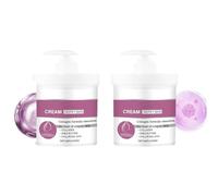 Crema para suavizar con arrugas de crema de piel de crepey con colágeno, suero suavizante hidratante de ácido hialurónico, mejora las bombas de elasticidad piel flácida, 100 g (2pcs)