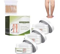 Crema para varices Melivu Instant Relief, fórmula hidratante ligera con ingredientes botánicos naturales, nuevas cremas para varices Instant Relief (3pcs)