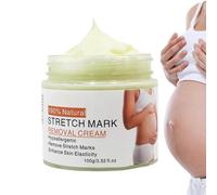 Crema para vientre con estrías: cuidado de la piel durante embarazo, tratamiento suavizante de 2,32 pulgadas con uso de apoyo, loción de absorción rápida, fórmula para cuidado corporal para m