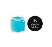 Crema para zapatos de alta calidad, NCS S 1050-B20G, azul turquesa brillante, esmalte nutritivo y restaurador de color para cuero liso de MAVI STEP - 10.1 ml / 10 ml