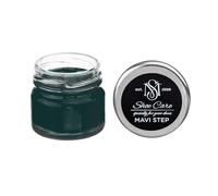 Crema para zapatos de alta calidad, NCS S 8010-B50G, color mar negro, esmalte nutritivo y restaurador de color para cuero liso de MAVI STEP - 25.1 ml