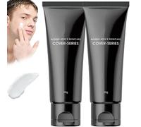Crema Perezosa Tonificante Para Hombre, Crema De Maquillaje Para Hombre, Crema Correctora Hidratante Para Hombre, Control De Grasa Y Cobertura De Defectos, Equilibra El Tono De La Piel (2 botellas)