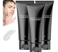 Crema Perezosa Tonificante Para Hombre, Crema De Maquillaje Para Hombre, Crema Correctora Hidratante Para Hombre, Control De Grasa Y Cobertura De Defectos, Equilibra El Tono De La Piel (3 botellas)