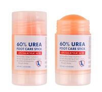 Crema Pies con 60% Urea 2pcs, Crema Urea para Pies Secos y Agrietados, Foot Cream para Tratamiento Reparador Intensivo para Talones Agrietados Piel Muy Seca, para Suaves Hidratados Healthy Feet