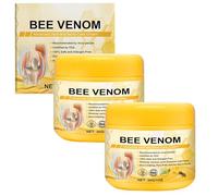 Crema profesional for articulaciones con veneno de abeja, crema de masaje calmante for rodillas, zona lumbar, cuello, manos y pies.(2PCS)
