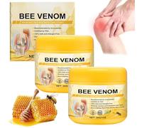 Crema profesional for las articulaciones con veneno de abeja, crema de masaje calmante natural for cuello, cintura, espalda, manos, pies y piernas.(2PCS)