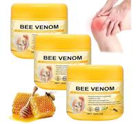 Crema profesional for las articulaciones con veneno de abeja, crema de masaje calmante natural for cuello, cintura, espalda, manos, pies y piernas.(3PCS)