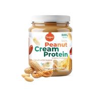 Crema Proteica de Cacahuete | 500g | 28% de Proteina | 0% azúcares añadidos | Sin Aceite de Palma | Vegana | Sin Gluten | Torafood