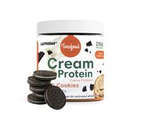 Crema Proteica | Sabor Black Cookies Chips | 200g | 20% de Proteina | 0% azúcares añadidos | Sin Aceite de Palma | Receta Tradicional | Torafood