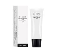 Crema que Ajusta el Tono de la Piel SPF 43, Maquillaje Hidratante y Corrector de Color para Pieles Maduras (Marfil)