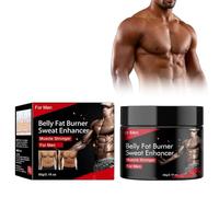 Crema Quema Grasa Abdominal, Crema Adelgazante Abdominal, Cremas Reductora Abdomen Hombre, Cremas de Masaje Moldeadora Corporal, Quema Grasa Vientre, Hot Cream, Cream Anticelulitica, 60g