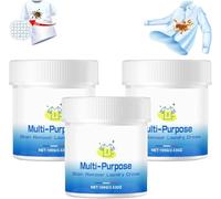Crema Quitamanchas Multiusos para Lavandería 100 g Fórmula de Acción Rápida para Manchas Difíciles en Todo Tipo de Telas, Incluyendo Prendas Blancas y de Color (3Piezas)