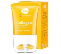 Crema Reafirmante 7Days con Colágeno - Crema Hidratante Facial de Cuidado Coreano - Crema Reafirmante Antiedad para Rostro y Cuello para Mujeres - Masajeador Rodillo Reafirmante Antibolsas, 80 ml