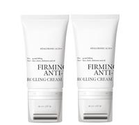 Crema reafirmante antiarrugas para el cuello, crema reafirmante y tensora con rodillo, crema hidratante para el cuello, reduce líneas de expresión y arrugas, mejora la flacidez de la piel (2PCS)