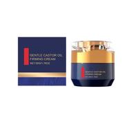 Crema reafirmante de aceite de ricino antienvejecimiento, eliminación de arrugas y crema hidratante reafirmante, crema blanca para mujeres, mejora la elasticidad e hidratación de la piel (1 unidad)