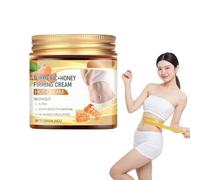 Crema reafirmante de miel de cúrcuma, crema caliente hidratante para el | Tonifica y contornea los muslos, piernas, abdomen, brazos y glúteos, potenciador del sudor, moldea y humecta de forma