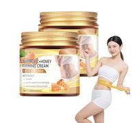 Crema reafirmante de miel de cúrcuma, crema caliente hidratante para el | Tonifica y contornea los muslos, piernas, abdomen, brazos y glúteos, potenciador del sudor, moldea y humecta de forma