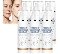 Crema reafirmante nutritiva para el rostro y el cuello, crema hidratante antienvejecimiento para reafirmar el cuello, crema reafirmante para líneas finas, crema para el cuello reafirmante y