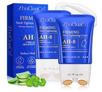 Crema Reafirmante para Cuello AH-8, 2PCS Ah-8 Neck Firming Cream,Reafirmante y Lifting con Hexapéptidos, Masaje de Doble Rodillo, Reduce Arrugas, Líneas de Expresión y Papada