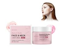 Crema Reafirmante para Cuello con Ácido Hialurónico & Vitamina E, Neck Firming Cream, Tratamiento Tensor del Escote, Mejora la Elasticidad, Cuidado Diurno y Nocturno, Suaviza Contornos del Cuello