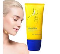 Crema reafirmante para el cuello, 150 g, crema reafirmante para el cuello, con rodillo de masaje, crema reafirmante para el cuello con colágeno vitamina C ácido hialurónico, reduce las arrugas