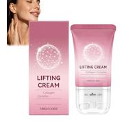 Crema reafirmante para el cuello con rodillo de masaje, cremas para el cuello para piel flácida y firme, reduce arrugas, líneas de expresión papada, hidratante reafirmante antiedad para rostro. (1PCS)