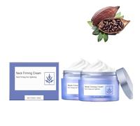 Crema reafirmante para el cuello para reafirmar y tonificar la piel, crema hidratante para reducir las arrugas del cuello, crema hidratante nutritiva para pieles cremosas, antiedad (2 unidades)