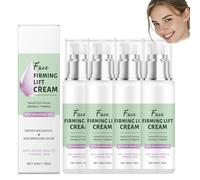 Crema reafirmante para el rostro, crema antiedad para adelgazar la piel, crema hidratante instantánea facial diaria para líneas finas y pieles de agging, Morning Nighttime para todos los tipos de piel