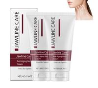 Crema reafirmante para la mandíbula, antiedad, para cuello y mentón, tratamiento instantáneo para lifting de cuello, reafirmación y antiarrugas, tono de piel uniforme, para todo tipo de piel