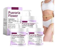 Crema reafirmante para la piel Flower Hydration, crema reafirmante para la piel, crema corporal restauradora y nutritiva, crema corporal con colágeno hidratante (3 piezas)