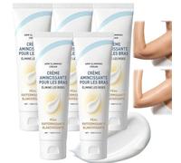 Crema reafirmante para los brazos, suavizante, crema corporal (5 unidades) | Crema reafirmante corporal reafirmante para brazos, muslos, piernas y cuello, hidratación y textura suave