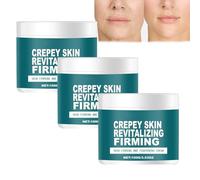 Crema reafirmante revitalizante para piel creposa, crema reparadora para piel cremosa, hidratante y reafirmante para piel flácida, delgada y envejecida, loción corporal antiedad (3 unidades)