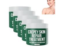 Crema reafirmante y contorneadora de la piel: emulsión tonificante para brazos, cuello y tronco, suaviza las arrugas, apoya la tensión, crema hidratante nutritiva, para todo tipo de piel. (5 unidades)