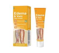 Crema reductora de la hinchazón de las piernas, fórmula ligera no grasa, 20 g, cuidado de los pies hinchados, calmante para las piernas cansadas, compacta, para el trabajo, viajes, recuperación post-e