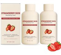 Crema Rejuvenecedora de Piel de Fresa, Reduce las Protuberancias y la Textura Irregular de la Piel, Fórmula Suave Avanzada, para Todo Tipo de Piel