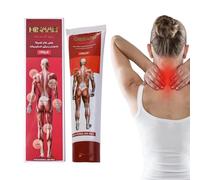 Crema relajante muscular, bálsamo de masaje muscular de 50 g, gel de cuidado de articulaciones de acción rápida, para espalda, cuello, hombros, rodilla, pierna, pie, muñeca, después del entrenamiento