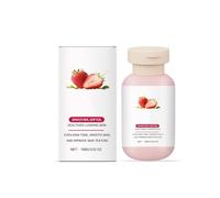 Crema Renovadora de Fresa: Una crema hidratante exfoliante y calmante multifuncional, apta para piel sensible, de rápida absorción y no pegajosa.