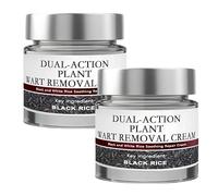 Crema reparadora de arroz negro para la piel: fórmula de doble acción a base de plantas para calmar, nutrir y revitalizar la piel. Enriquecida con extracto de arroz negro (2Piezas)