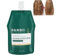 Crema reparadora de cabello quemado con queratina polipeptídica: el acondicionador de queratina polipéptido DR.LM número 1 de Japón Suaviza las puntas ásperas y abiertas, especialmente diseñado para t