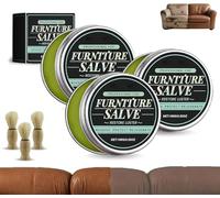 Crema reparadora de cuero y muebles, abrillantador de sofás y agente reparador hidratante. Ayuda a prevenir grietas y decoloración. Es adecuada para muebles de madera, sillas y zapatos de cuero