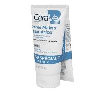 Crema reparadora de manos CeraVe para manos muy secas, agrietadas y dañadas, 50 ml, paquete de 2 unidades.