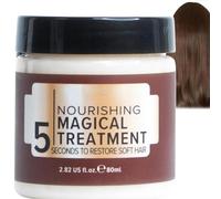 Crema reparadora del cabello Mascarilla capilar de colágeno 80 ml Tratamiento milagroso nutritivo 5 segundos para restaurar el cabello suave Mascarilla capilar de queratina Acondicionador profundo par