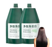 Crema Reparadora Hidratante y Suavizante con Keratina Péptida para Cabello Dañado, Crema de Brillo Duradero, Mascarilla Acondicionadora Profunda para Cabello Seco y Dañado